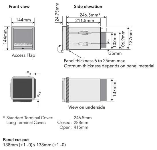 6100E Paperless Graphic Recorder