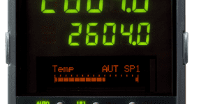 Eurotherm's 2604 process controller. The display shows a number 2604.0, representing the model number
