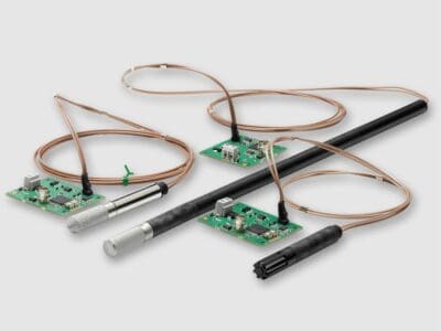 A group of temperature and humidity sensors in the HMM100 product line by Vaisala