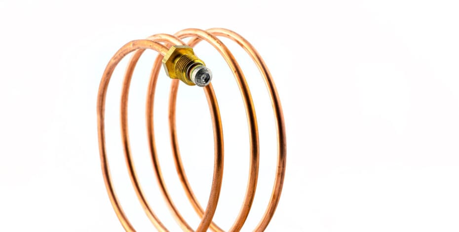 a type of thermocouple made with copper wire