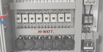Custom control panels designed by Hi-Watt.