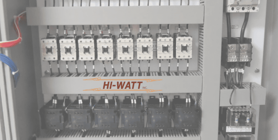 Custom control panels designed by Hi-Watt.