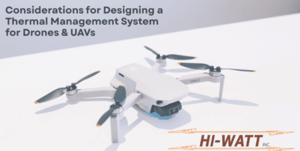 A drone on a white surface